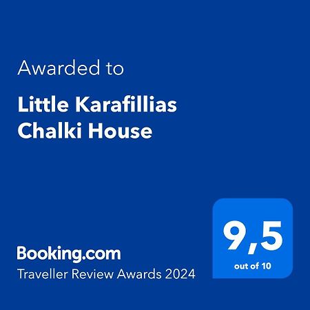 Little Karafillias Chalki House Villa Kültér fotó